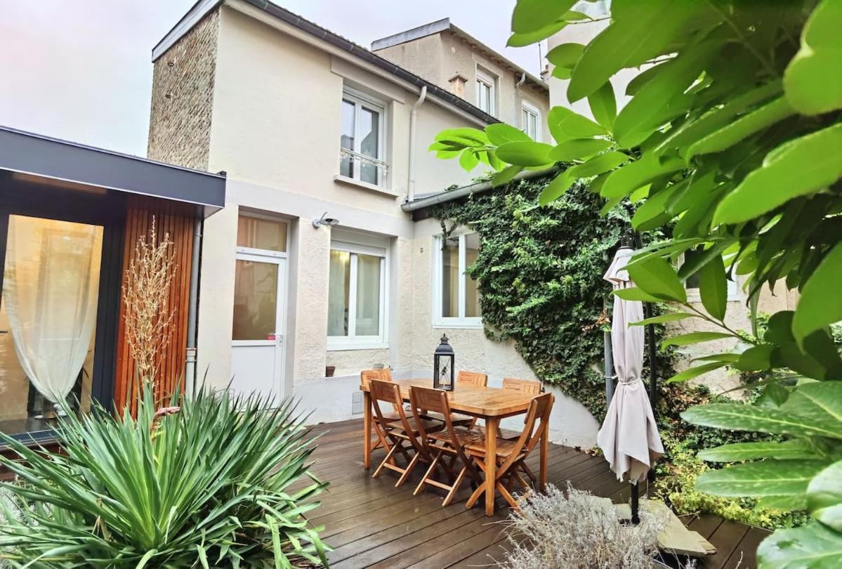 Maison De Ville Avec Terrasse Et Jardin Reims Exterior photo
