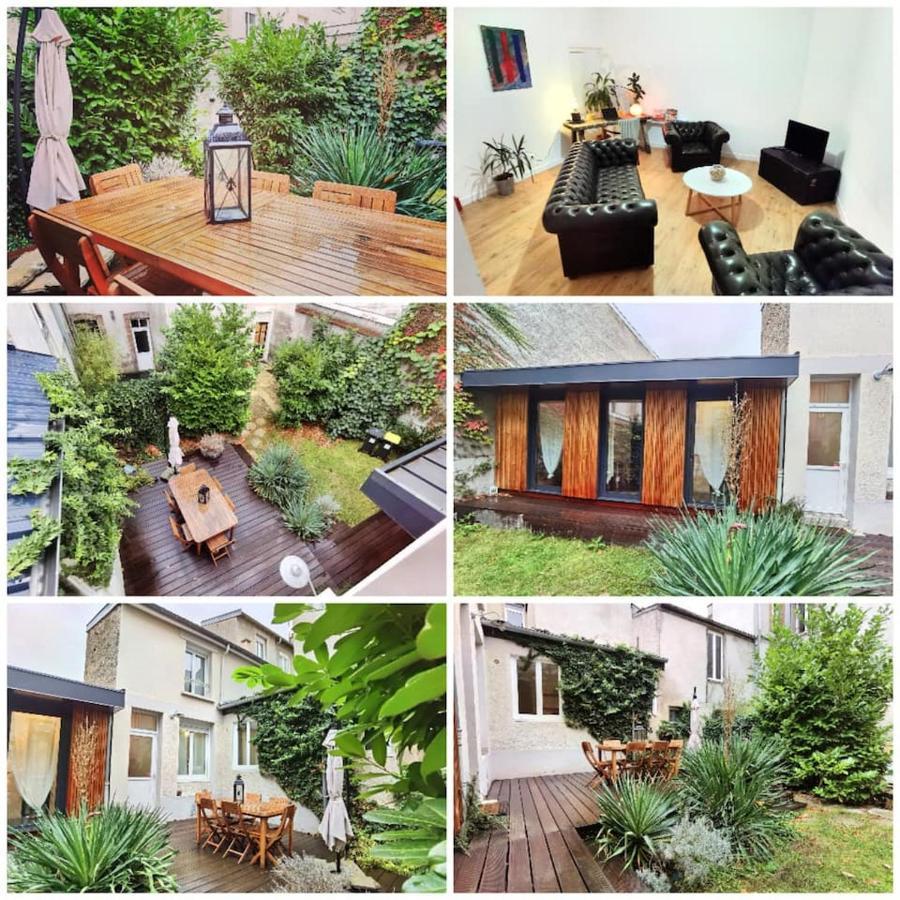 Maison De Ville Avec Terrasse Et Jardin Reims Exterior photo
